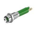 17-03 Series IndicatorGreen Panel Mount Indicator, Plug-In Termination24 V, IP40, IP656 mm