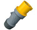 32A, 135 IP54 Grey, Yellow 3 Industrial Power Connector No, 110 V No, Grey / Yellow, 3P, , IP54, 110V