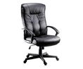 Black Leather Faced Executive Chair