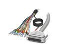 Phoenix Contact Female 25 Pin D-sub Unterminated Serial Cable, 0.5m PVC, D25SUB Series 500mm Grey