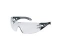 Uvex Safety Spectacles, ClearBlack, Grey Polycarbonate LensPlastic