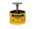 Justrite Galvanised Steel Plunger Can, 1L