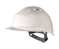 Delta Plus QUARTZ I White Safety Helmet, AdjustableVentilated