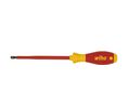 Wiha Slotted Screwdriver, 3 mm Tip, 100 mm Blade, 204 mm Overall