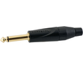 Jack Plug, Plug, Mono, Straight, 6.35 mm