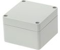 Plastic Enclosure 80x82x55mm Light Grey Polycarbonate IP65