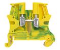 Legrand Distribution Block, 1 Way, 4mm², 23A, 800 V, Green, Yellow, Pack of 5 pieces