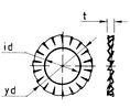 Lock Washer, M5, Zinc-Plated Steel