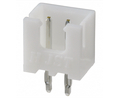 Pin header, single-row straight 2-pin, Straight, Plug, Positions - 2, Pack of 5 pieces
