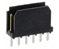 Pin header, Dubox 6-pin, Straight, Plug, Positions - 6, Pack of 10 pieces
