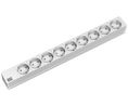 Outlet Strip 9x DE Type F (CEE 7/3) Socket - DE/FR Type F/E (CEE 7/7) Plug Grey 2m