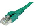 Patch Cable, RJ45 Plug - RJ45 Plug, CAT6a, S/FTP, 2m, Green