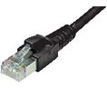 Patch Cable, RJ45 Plug - RJ45 Plug, CAT6a, S/FTP, 2m, Black