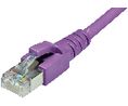 Patch Cable, RJ45 Plug - RJ45 Plug, CAT6a, S/FTP, 3m, Violet