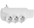 Branch Plug 4x CH Type J (T13) Socket - CH Type J (T12) Plug 250V White