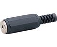 Extension Jack, Straight, 2.5 mm, 3 Poles
