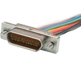 DE-9 Micro-D female connector, 3A