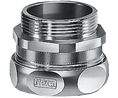 Screw fitting M20 x 1.5 Nickel-Plated Brass 33 mm