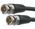 Konfektioniertes HF-Kabel, 75Ohm, BNC Männlich Gerade - BNC Männlich Gerade, 20m, Schwarz