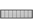 3787.8002  Mentor Lüftungsgitter rund 60 x 60 mm Polystyrol