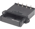 Battery Holder, Glass Filled Polyamide, 4x AA, Panel Mount