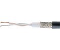 Coaxial cable PVC 8.3mm 105Ohm Tinned Copper Black 100m