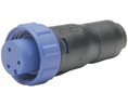 Circular Connector, Socket, 3 Contacts, 8A, 250VAC/VDC, IP69K