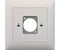 Flush Mounting Kit, Screw, 88 x 88mm, White