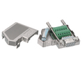 D-Sub Adapter, 12 Pole Screw Terminal - D-Sub 9-Pin Plug