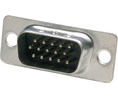 High Density D-Sub Connector, Plug, DB-44, Solder Cup / Soldering Lugs / Straight