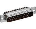 D-Sub Connector, Plug, DB-25, Screw Terminal