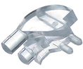 Light Pipe, 13.97mm, 2 x 1, Clear, Pack of 10 pieces