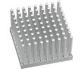 Pin Heat Sink Aluminium Natural 4.7K/W 36.4x36.4x10mm