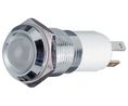 LED kehyksellä V 565nm, P 660nm, K 590nm Vihreä, punainen, keltainen 14mm 24V IP67