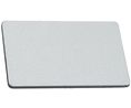 Insertion Plate Blank Rectangular Silver Emergency Stop button, Pack of 10 pieces