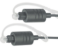 Audio Cable, Digital, TosLink Plug - TosLink Plug, 1m