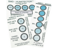 ESD Humidity Indicator Card, 5 / 10 / 60% RH, Box = 125 pieces