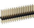 PCB Header, Male, 3A, 250V, Contacts - 72