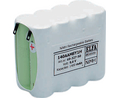 Rechargeable Battery Pack, Ni-MH, 9.6V, 1.5Ah