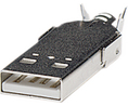 USB-liitin, Urosliitin, USB-A 2.0, Suora, Asennot - 4