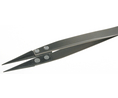 Assembly Tweezers ESD Stainless Steel Straight / Strong Top Fingers / Pointed 130mm