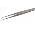 Tweezers High Precision Stainless Steel Bent / Very Fine 140mm