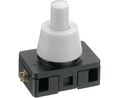 Pushbutton Switch Latching Function 1NO Panel Mount Black / White