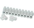 Terminal Strip, Natural, 76A, 450V, Poles - 12, Pack of 100 pieces