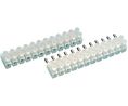 Terminal Strip, Natural, 20A, 450V, Poles - 12, Pack of 75 pieces