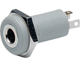 Jack Panel Socket, Socket, Straight, 3.5 mm