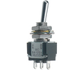 Miniature Toggle Switch (ON)-OFF-(ON) 6 A 2CO