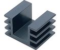 Jäähdytyslevy Musta anodisoitu 7K/W 25x32x20mm