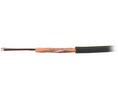 Microphone Cable 2x 0.5mm² Shielded Black 100m