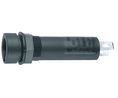 Zekeringhouders 5 x 20 mm / 6,3 x 32 mm 10GOhm 250V 6.3A Zwart Koperlegering, thermoplastisch Paneelmontage IP40
